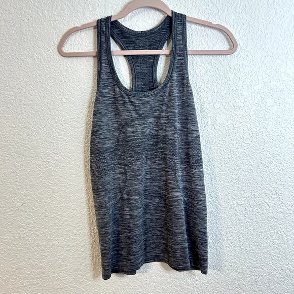 Lululemon Swiftly Tech Racerback Heathered Gray Womens Size 6 - Picture 5 of 5